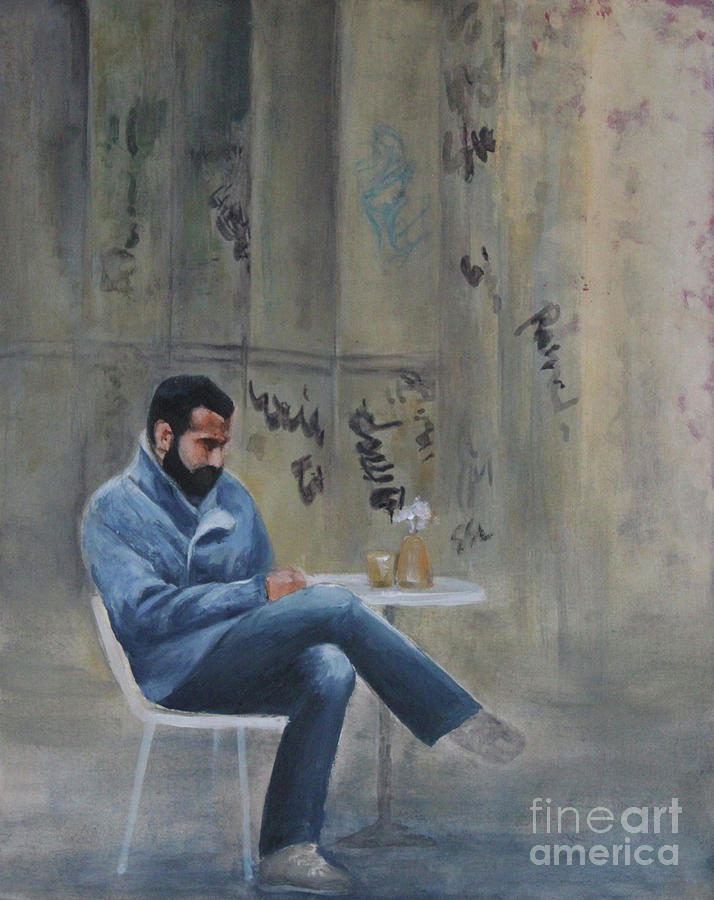 In His Own World Painting by Jane See