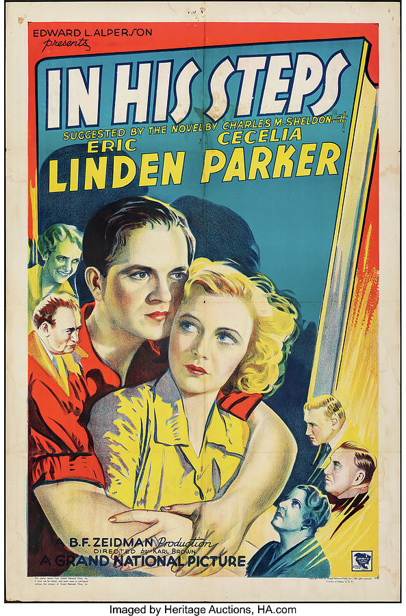 In His Steps - 1936 Mixed Media by Movie World Posters