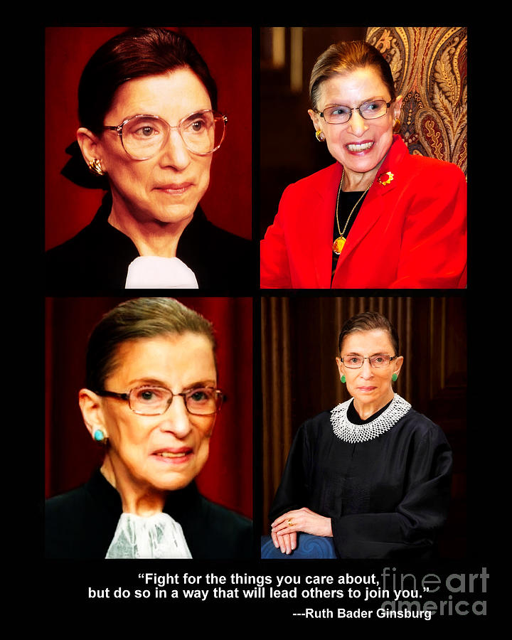 Fight - In Honor of Ruth Bader Ginsburg Photograph by Mitchell R Grosky