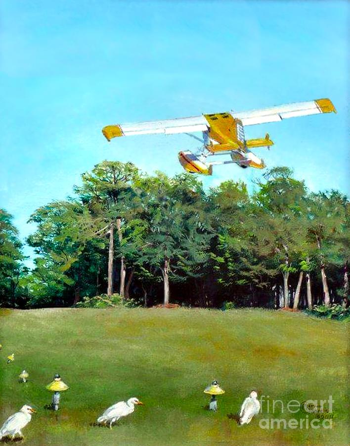 In Line For Takeoff Painting