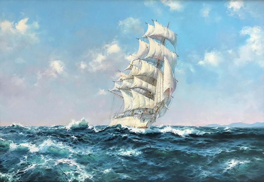 In Memory Of Montague Dawson Painting