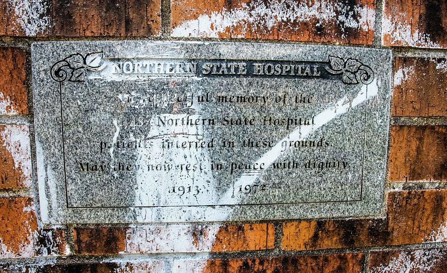 In Memory of Northern State Patients Photograph by Tom Cochran