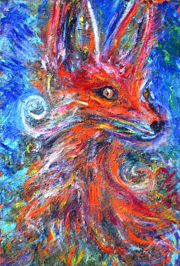 In memory of the fox Painting by Chiara Magni