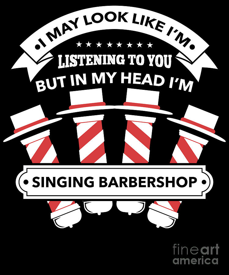 In My Head Im Singing Quartet Gift Digital Art by J M Fine