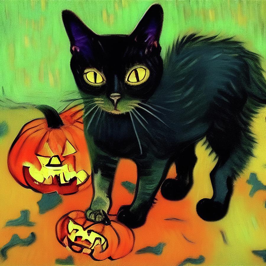 Im not scared of Halloween Digital Art by Tatiana Travelways