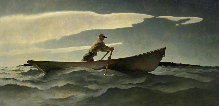 Fish Painting - In Penobscot Bay by Newell Convers Wyeth