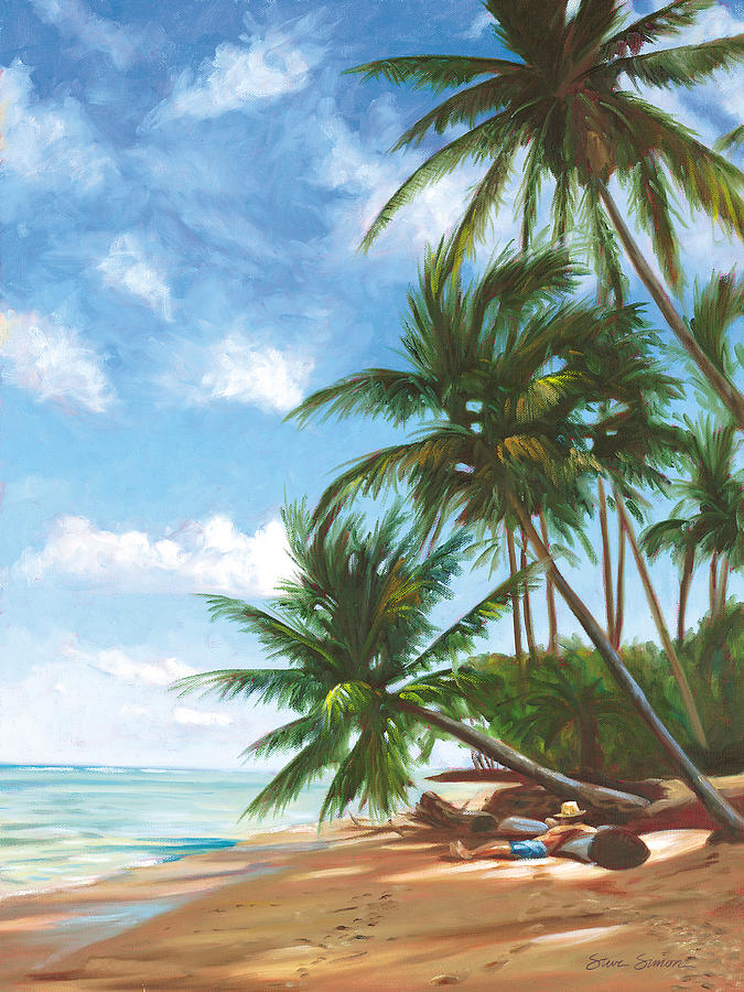 Beach Painting - In Repose by Steve Simon