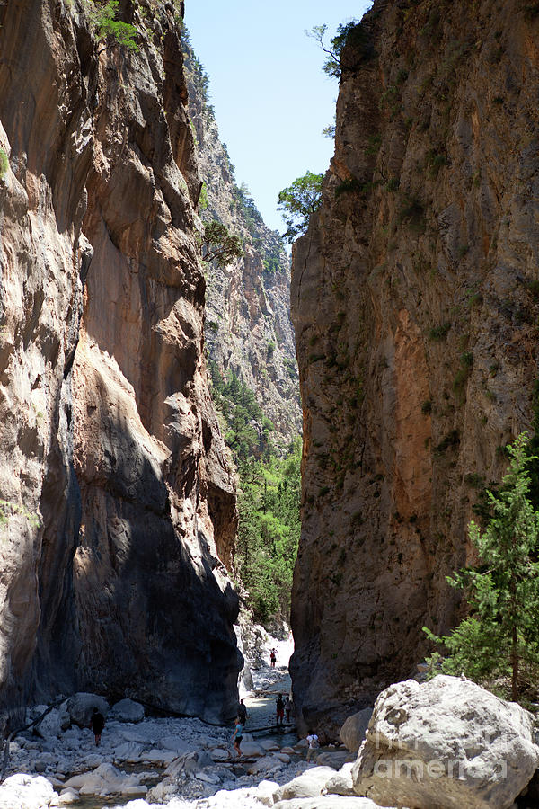In Samaria Gorge Photograph by Rich S