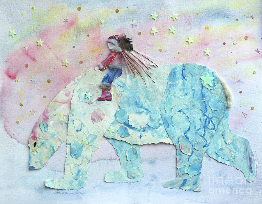 In Search of the Northern Star Mixed Media by Shirley Robinett