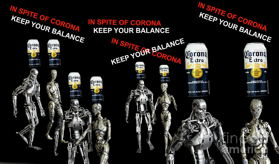 In Spite Of Corona Keep Your Balance Photograph by Bob Christopher