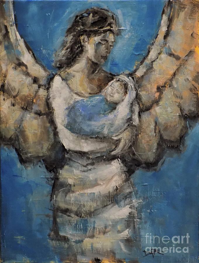 In The Arms of an Angel Painting by Dan Campbell