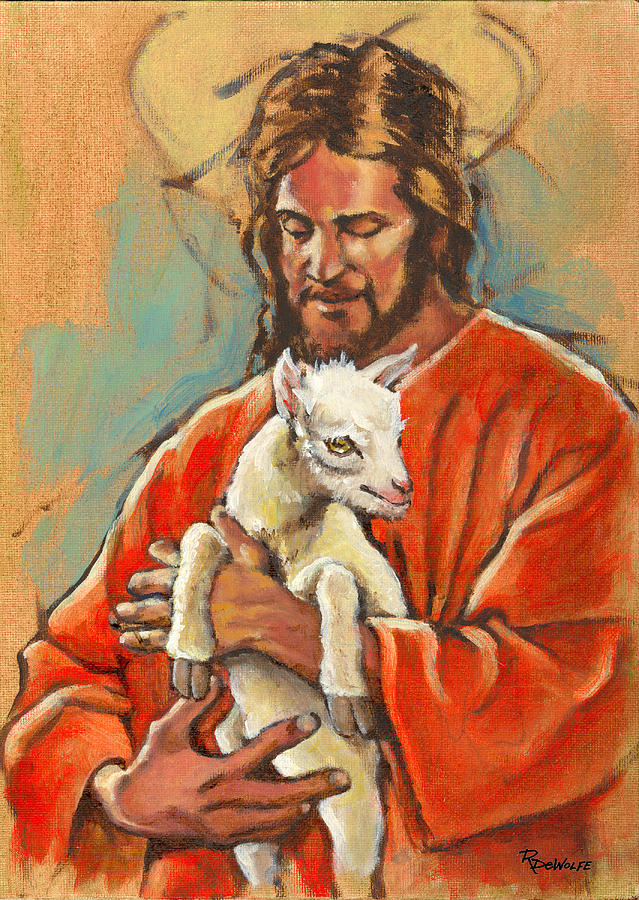 In The Arms Of Jesus Painting by Richard De Wolfe