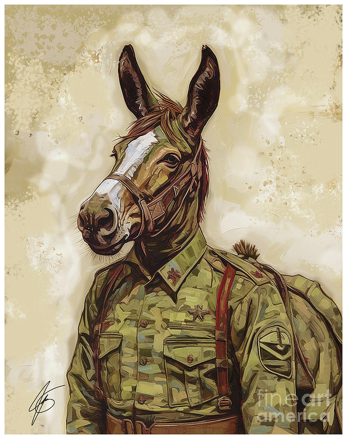 In the Army Digital Art by Jennifer Page