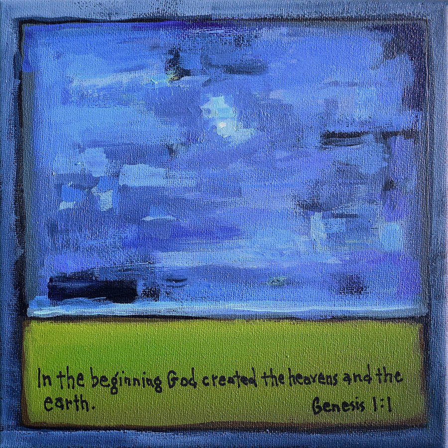 In The Beginning Painting by David Hinds