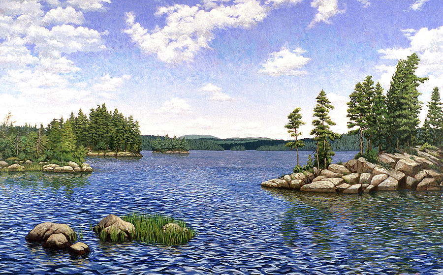 In the Boundary Waters Painting by Randall Bennett - Fine Art America