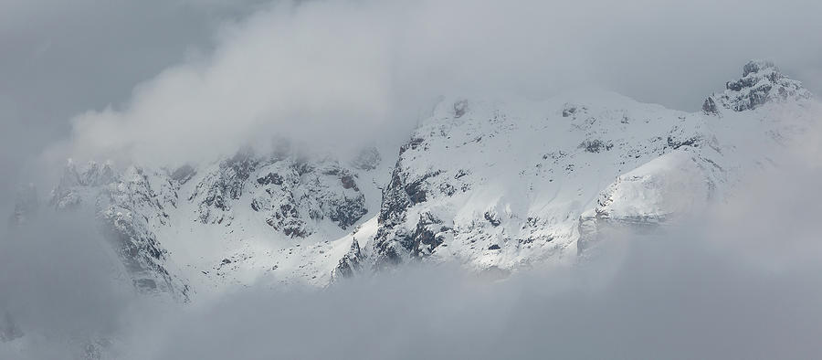 In the clouds - 12 - French Alps Photograph by Paul MAURICE