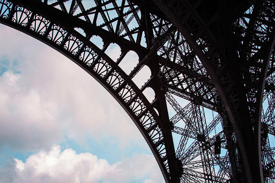 In the Clouds - Eiffel Tower - Paris, France Photograph by Melanie Alexandra Price