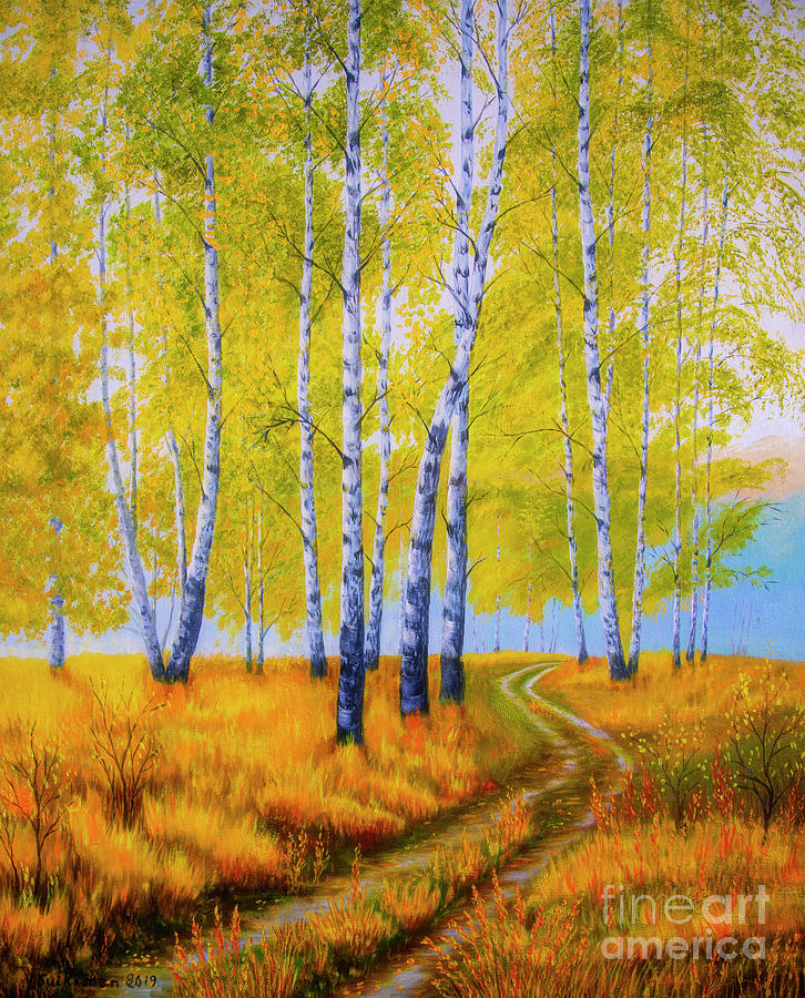 In The Colors Of Autumn Painting
