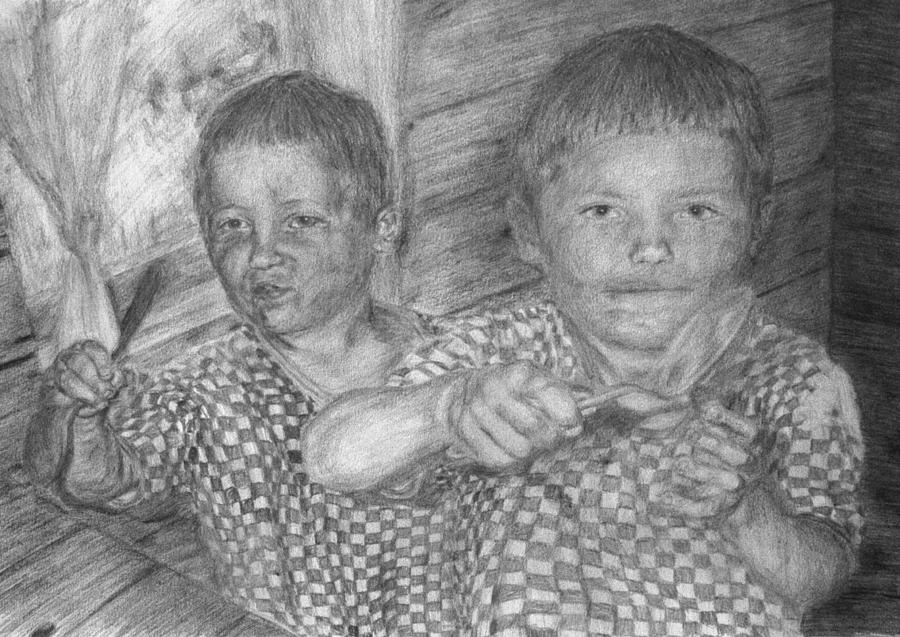 In the country 3 Drawing by Sami Tiainen
