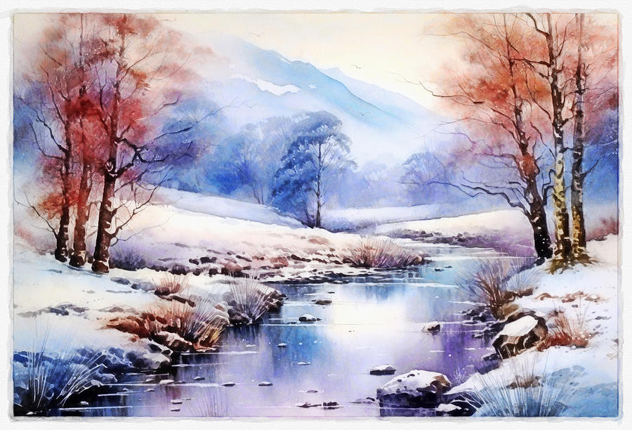 In The Deep Of Winter Painting