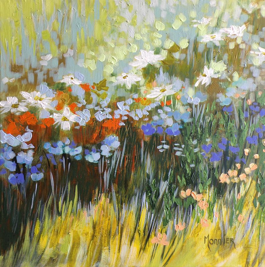 In The Grass Painting By Cathy Monnier - Fine Art America