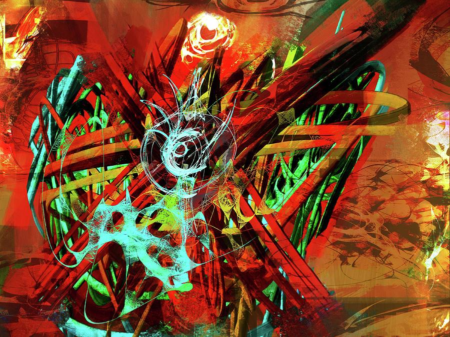 Abstract Digital Art - In The Groove by Davonte Bradley