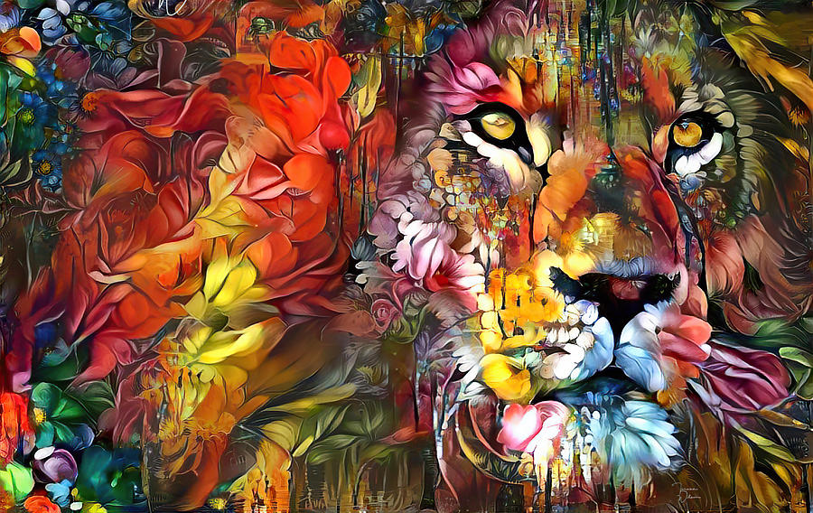 In the Jungle Digital Art by Teresa Wilson