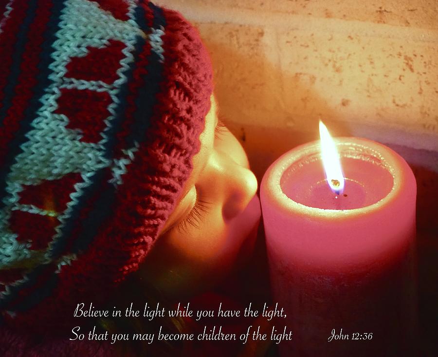In The Light Of A Candle Photograph by Alida M Haslett