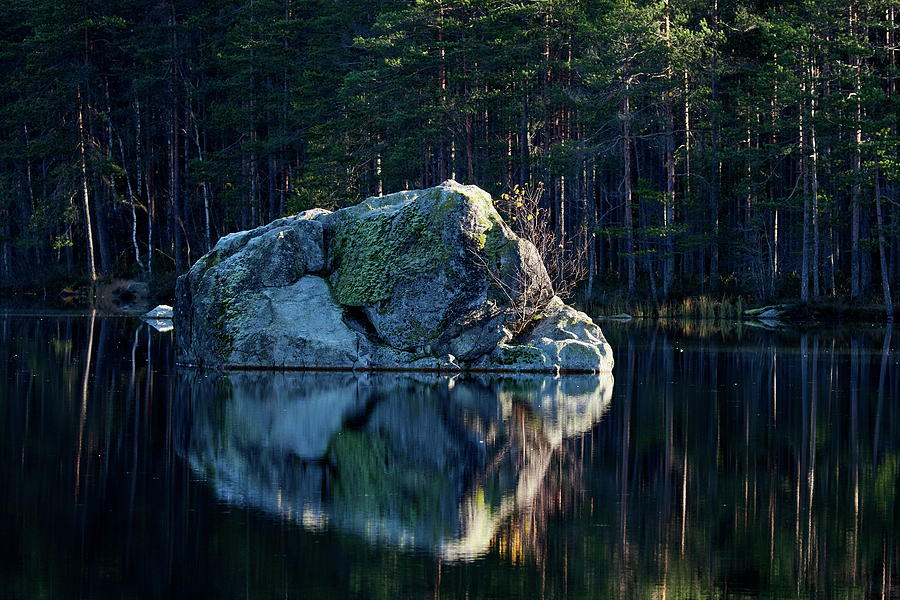 In the middle of the lake. Kivikesku Photograph by Jouko Lehto