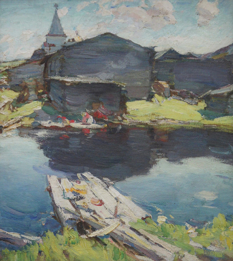 In the North Painting by Abram Arkhipov