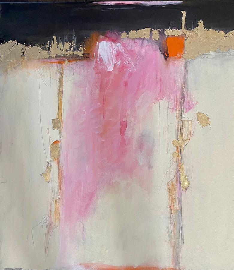 In the Pink Mixed Media by Janet Visser