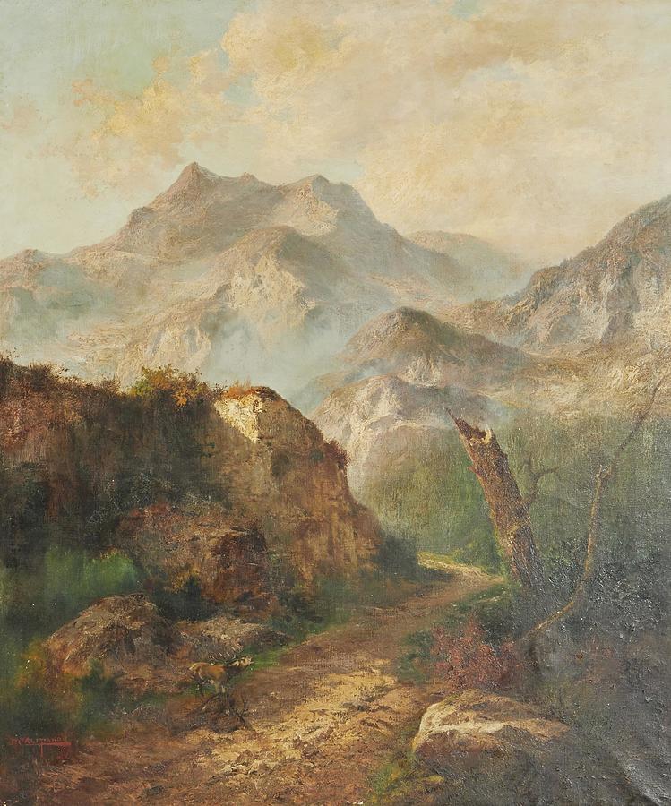 In the Pyrenees Painting by John Edmund Califano | Fine Art America