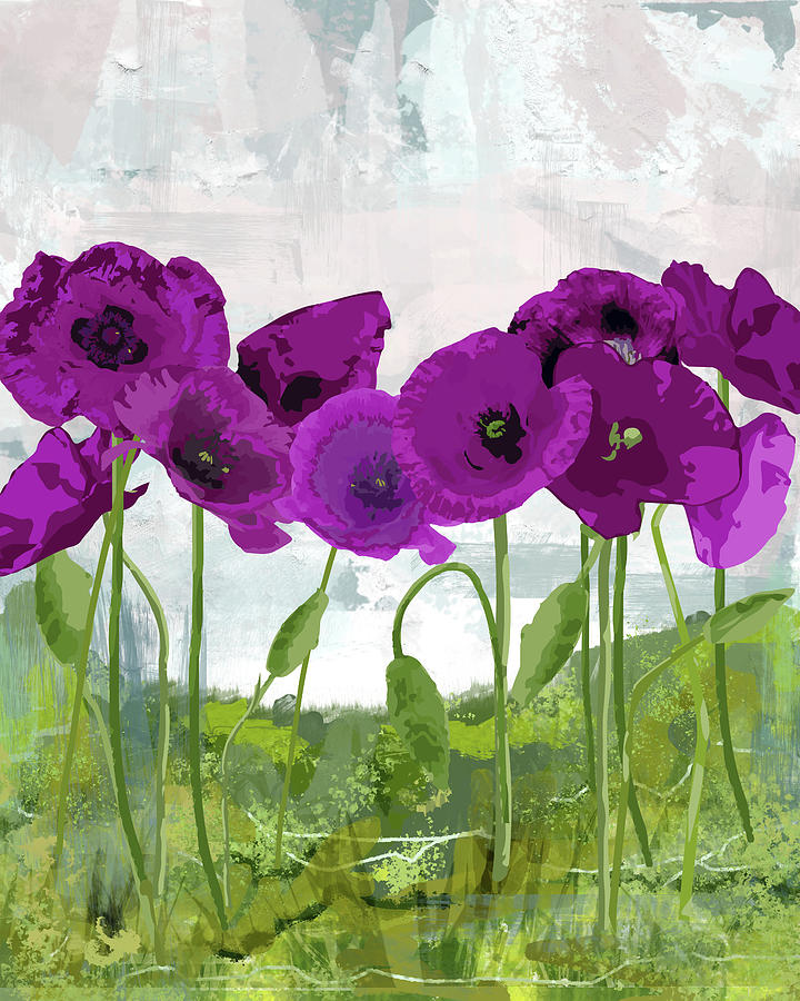 Poppy Digital Art - In the Seed, There is a Flower by Patricia Glass