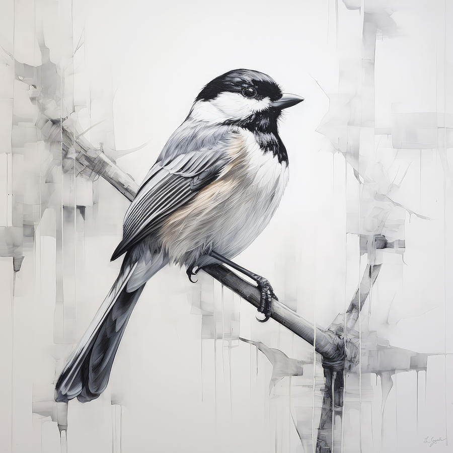 In the Stillness of Gray Painting by Lourry Legarde