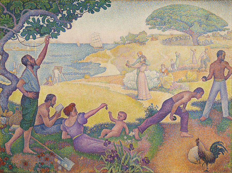 Paul Signac Painting - In the Time of Harmony by Paul Signac by Mango Art