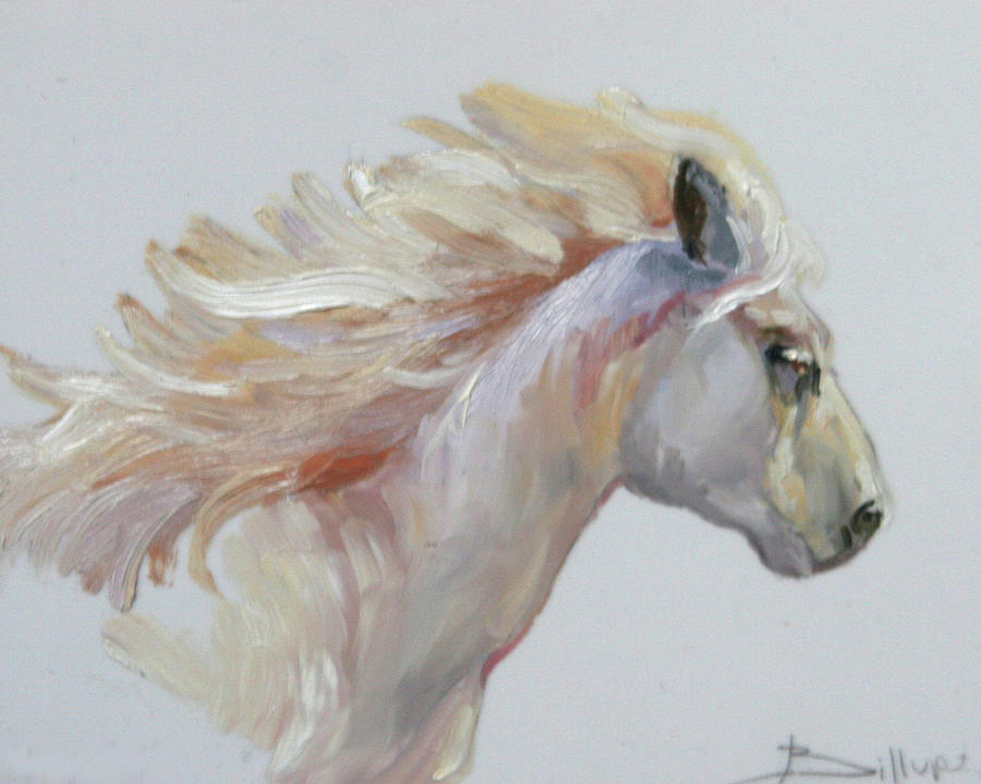 In the Wind Painting by Elizabeth - Betty Jean Billups