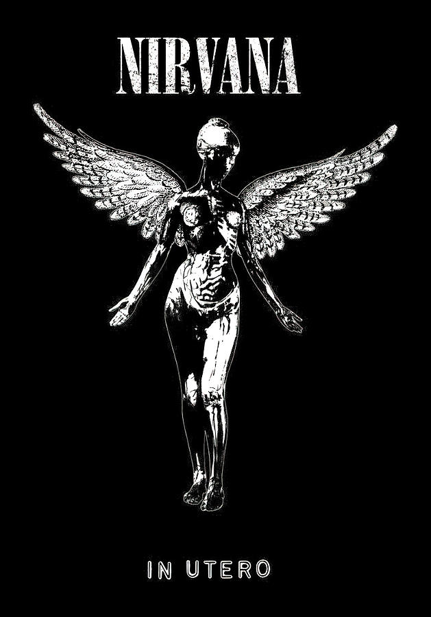 In utero. Grunge Seattle black and white Digital Art by Gutless Guy ...