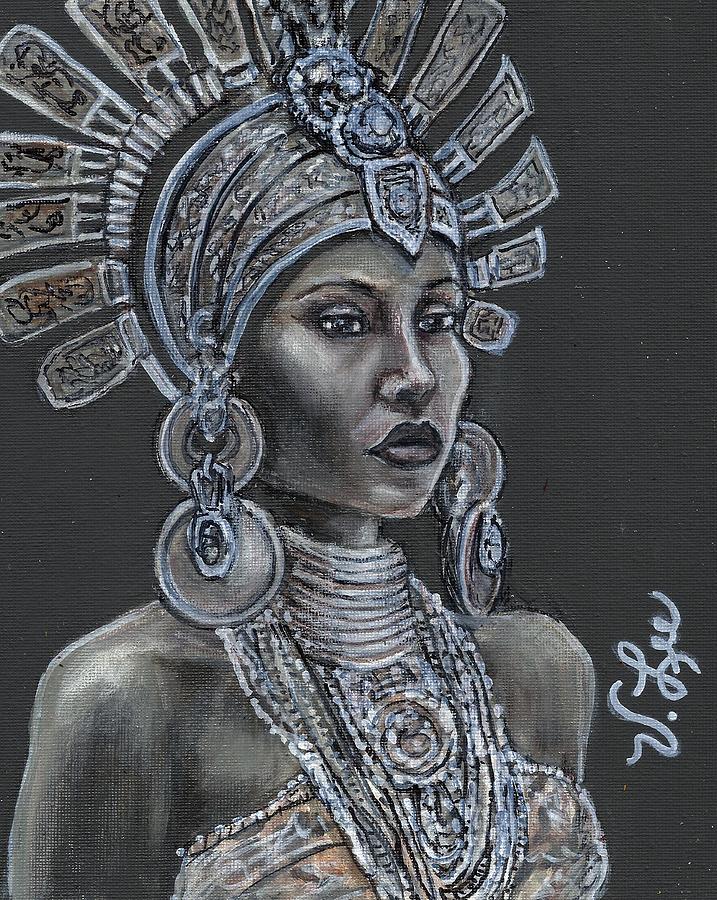 Inca Queen Painting by VLee Watson