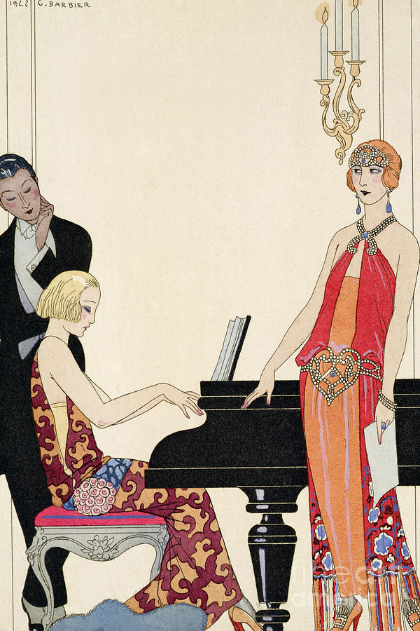 Incantation Painting by Georges Barbier