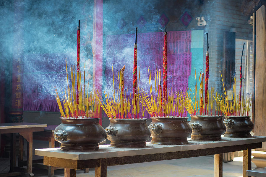 Hanoi Photograph - Incense by Marla Brown