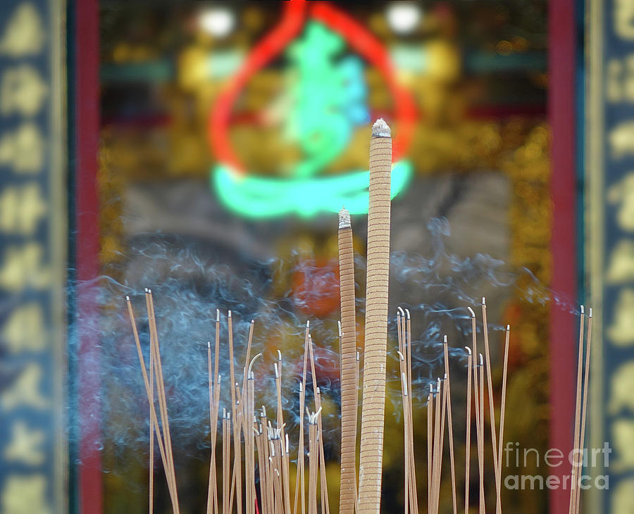 Incense Sticks at a Chinese Temple by Yali Shi Incense Sticks at a Chinese Temple by Yali Shi