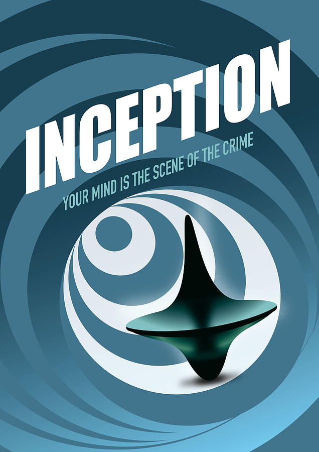 Inception Digital Art - Inception - Alternative Movie Poster by Movie Poster Boy