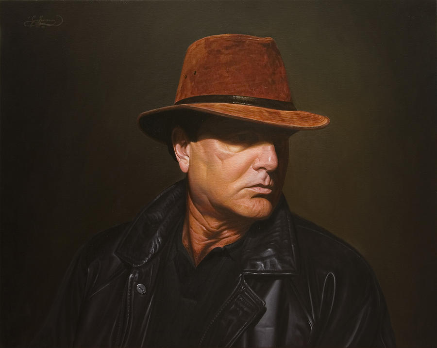 Portrait Painting - Incognito by Gary  Hernandez