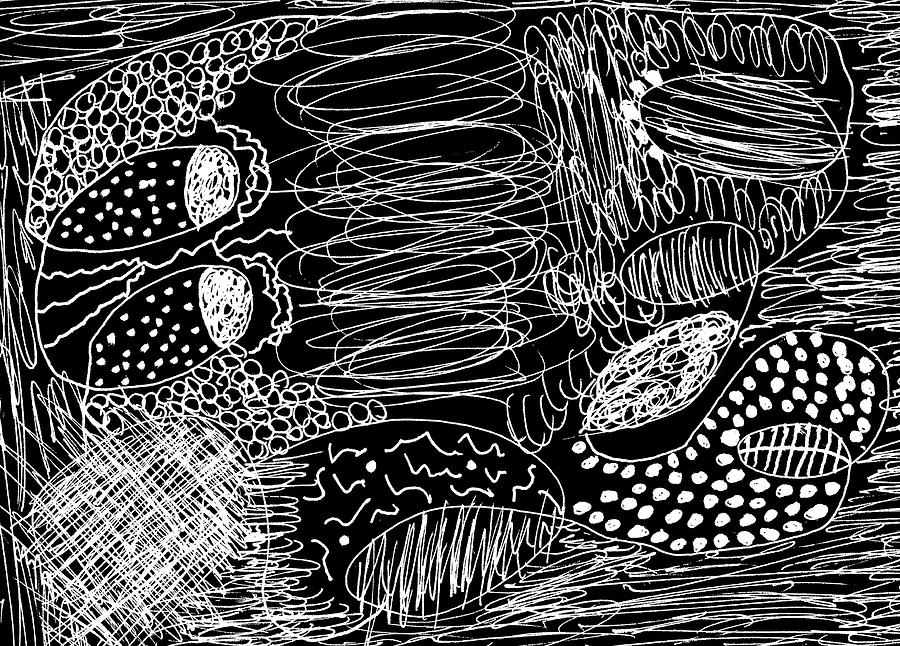 Incoherence 2 Drawing by Susan Schanerman