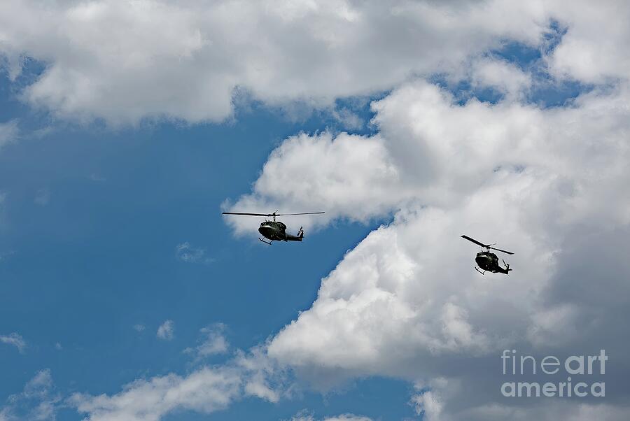 Incoming Choppers Photograph