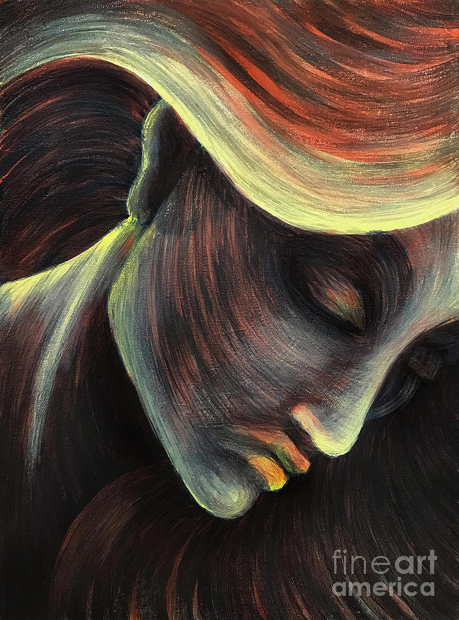 Inconsolable Painting by Amy E Fraser