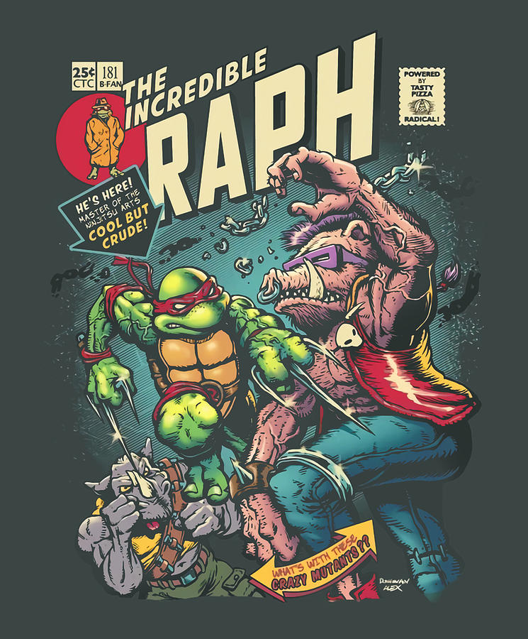 The Incredible Raphael - Teenage Mutant Ninja Turtles T Shirts