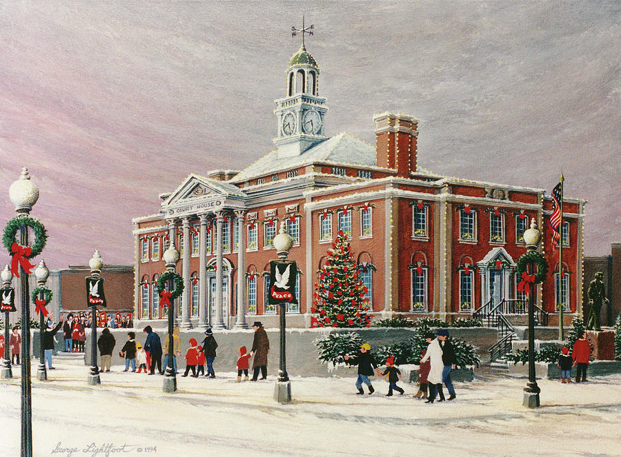 Independence Courthouse Painting by George Lightfoot