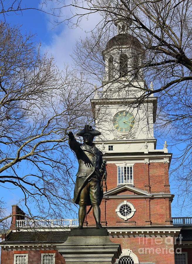 Independence Hall 8395crop Photograph by Jack Schultz