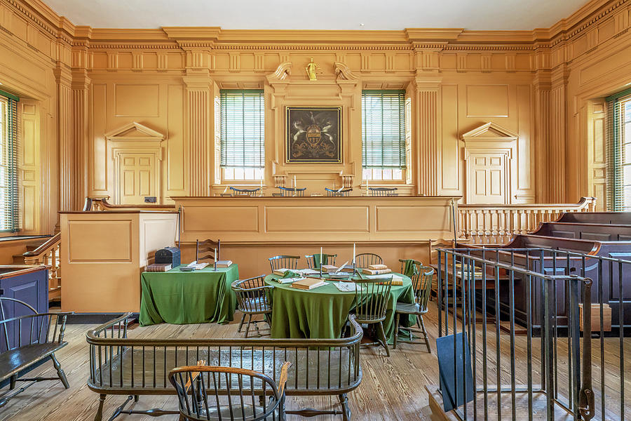 Independence Hall - Pennsylvania Supreme Court  Photograph by Susan Rissi Tregoning